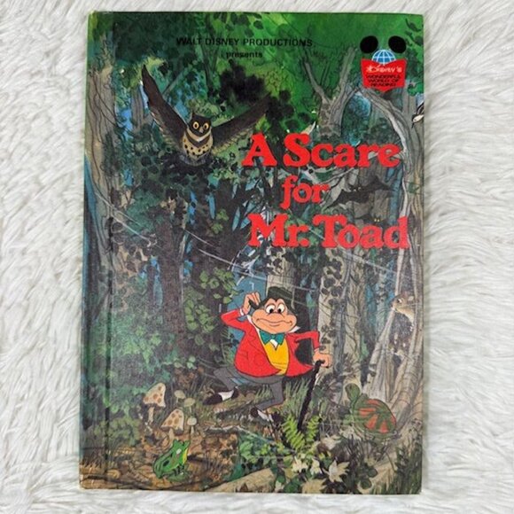 Vintage Set of 3 Disney Children's Books Peter & the Wolf/ Chip & Dale/ Mr. Toad - Picture 6 of 13